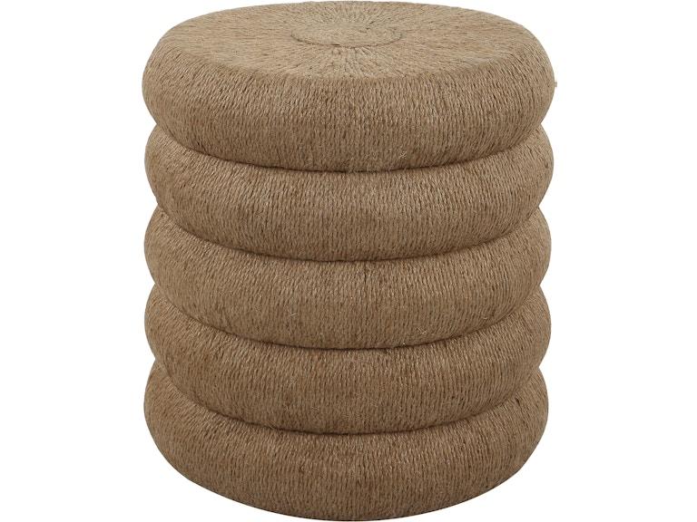 Uttermost Living Room Capitan Braided Rope Side Table 22883 at Norwood Furniture