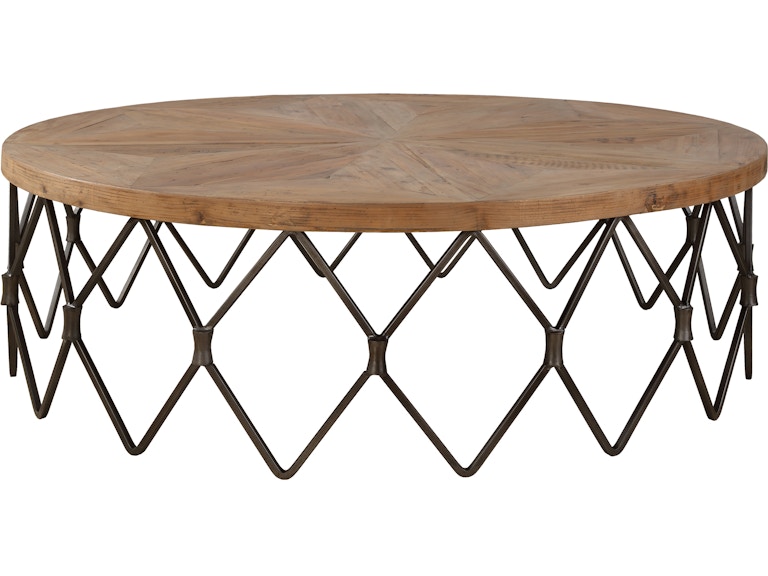 Uttermost Living Room Chain Reaction Wooden Coffee Table 22998 at Norwood Furniture