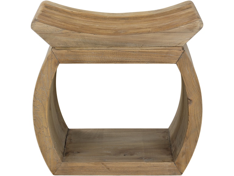Uttermost Living Room Connor Elm Accent Stool 24814 At Norwood Furniture