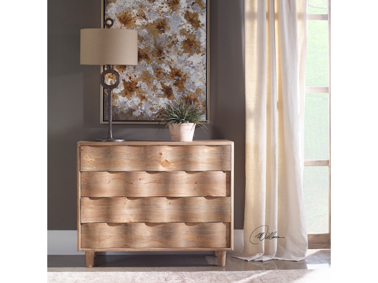 Uttermost Living Room Crawford Light Oak Accent Chest 25337 At Norwood Furniture