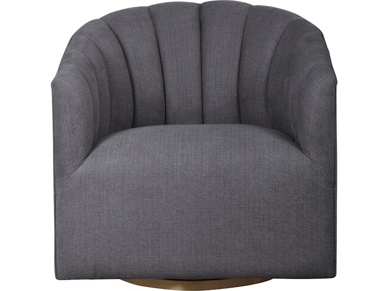 Uttermost Living Room Cuthbert Modern Swivel Chair 23536 at Norwood Furniture