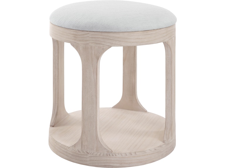 Uttermost Living Room Dennen Oak Ottoman 24076 at Norwood Furniture