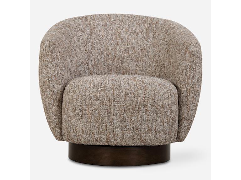 Uttermost Living Room Dunes Fabric Swivel Chair 23842 at Norwood Furniture