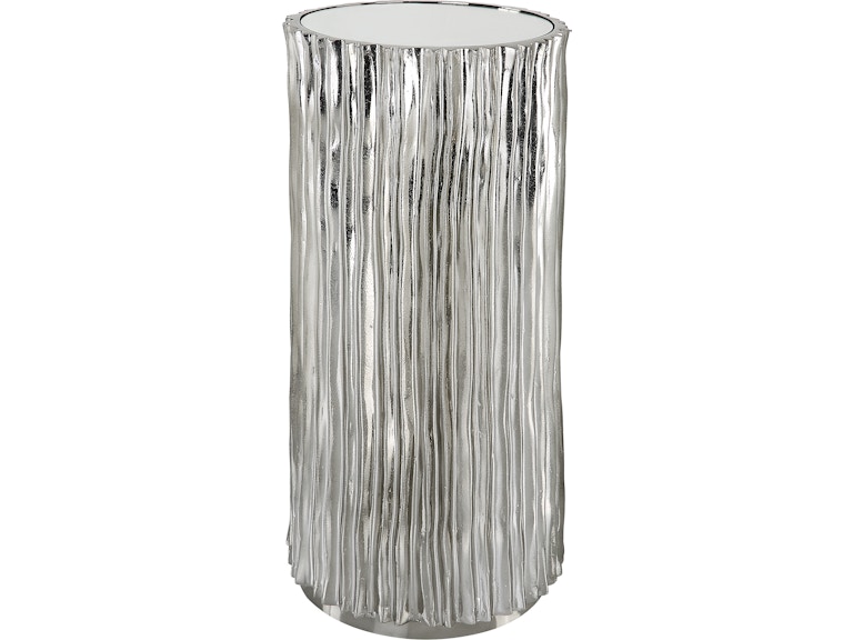 Uttermost Living Room Echo Modern Nickel Drink Table 22950 at Norwood Furniture