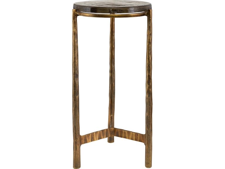 Uttermost Living Room Eternity Brass Accent Table 22978 at Norwood Furniture