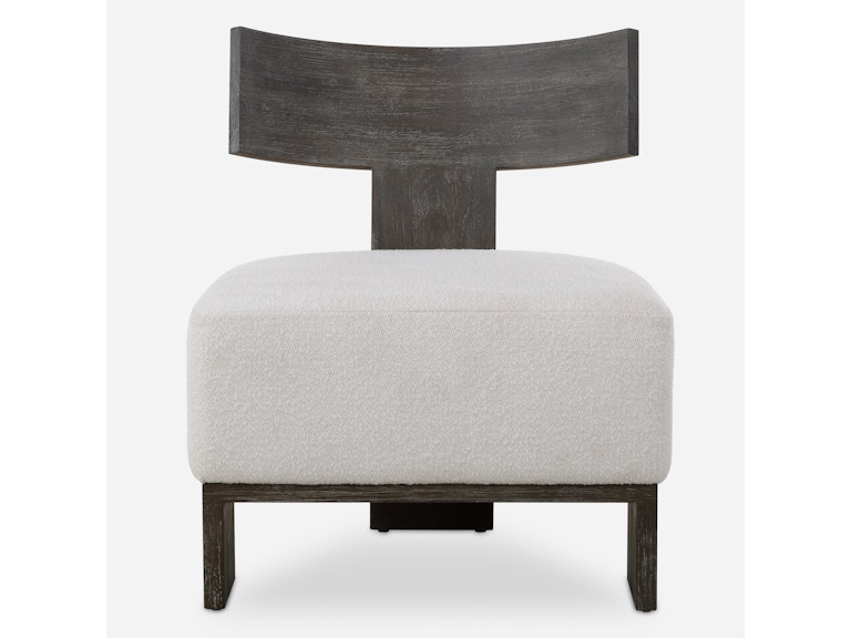 Uttermost Living Room Finlay Dark Walnut Accent Chair 23833 at Norwood Furniture