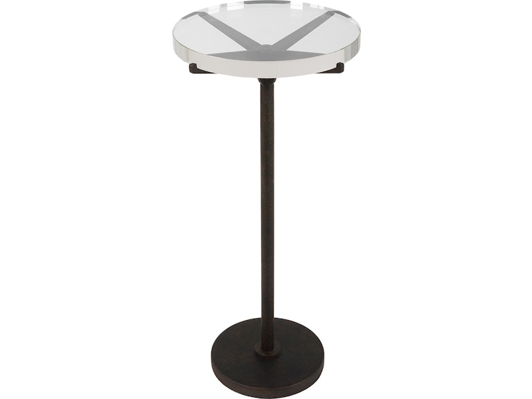 Uttermost Living Room Forge Industrial Accent Table 22915 at Norwood Furniture
