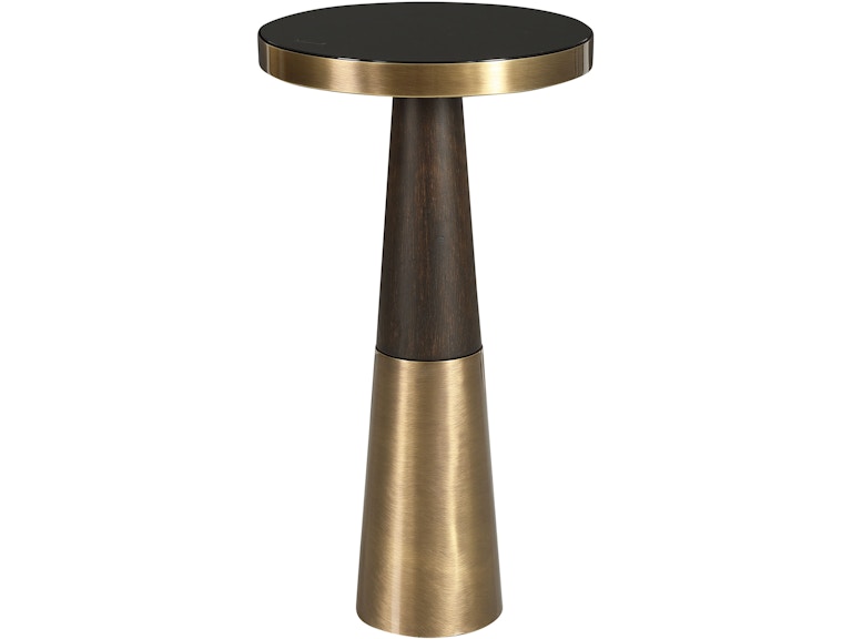 Uttermost Living Room Fortier Black Accent Table 24982 at Norwood Furniture