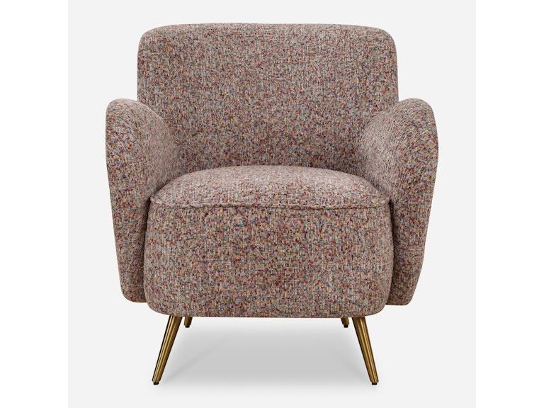 Uttermost Living Room Gemstone Confetti Toned Accent Chair 23858 at Norwood Furniture