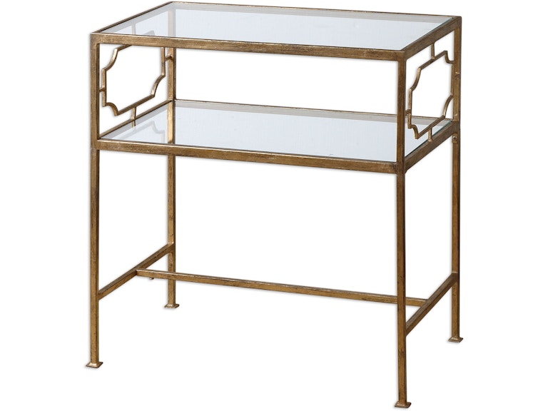 Uttermost Living Room Genell Side Table 24335 at Norwood Furniture