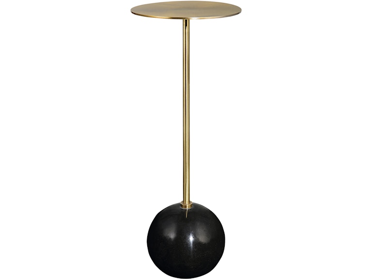 Uttermost Living Room Gimlet Brass Drink Table 25181 at Norwood Furniture