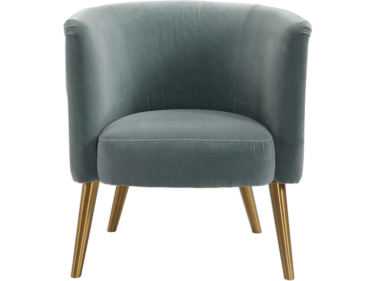 Uttermost Living Room Haider Gray Accent Chair 23480 at Norwood Furniture