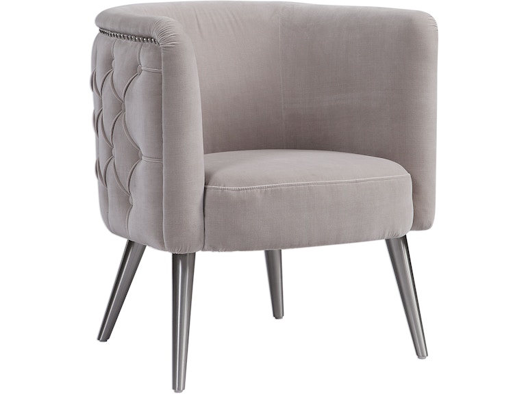 Uttermost Living Room Haider Tufted Accent Chair 23508 At Norwood Furniture