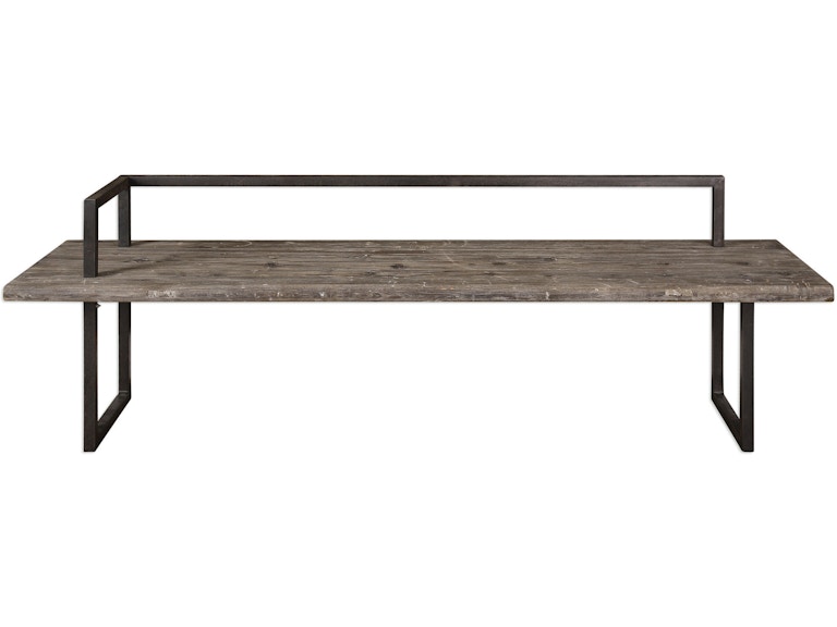 Uttermost Living Room Herbert Reclaimed Wood Bench 24701 at Norwood Furniture