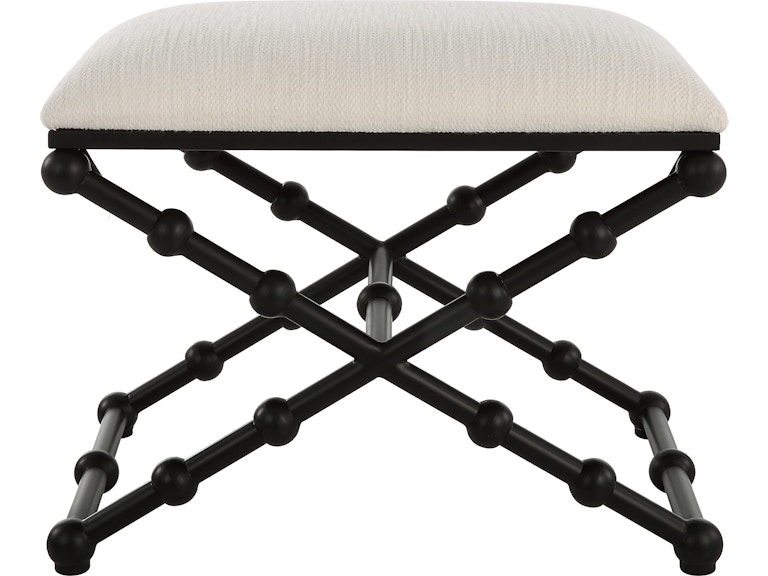 Uttermost Living Room Iron Drops Small Bench 23782 at Norwood Furniture