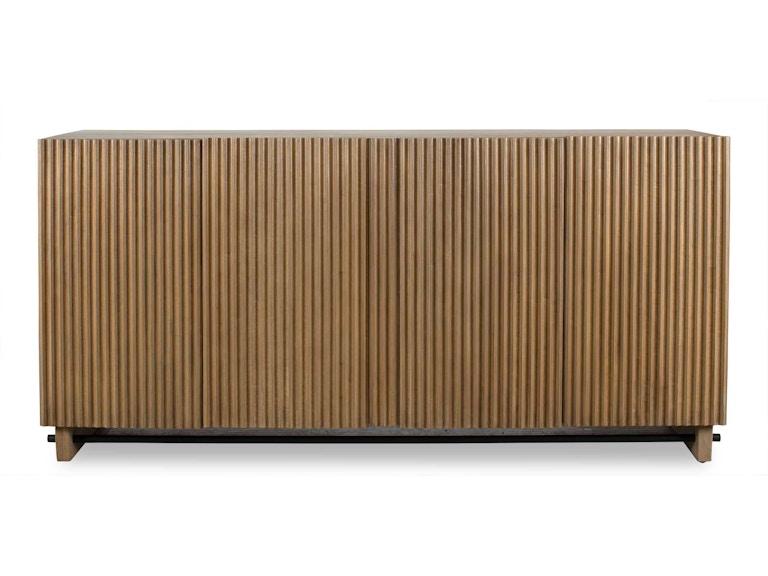 Uttermost Living Room Kellem Natural Wood 4 Door Cabinet 50069 at Norwood Furniture
