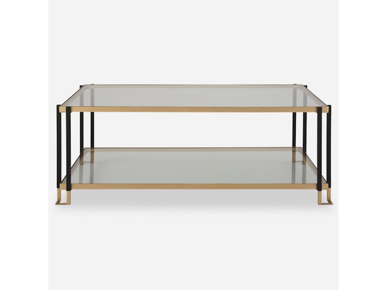 Uttermost Living Room Kentmore Glass Coffee Table 24846 at Norwood Furniture