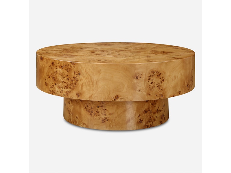 Uttermost Living Room Knots Poplar Round Coffee Table 25335 at Norwood Furniture