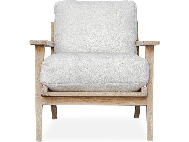 Uttermost Living Room Laid Back Sheepskin Accent Chair 23874 at Norwood Furniture