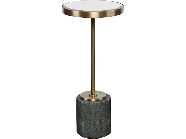 Uttermost Living Room Laurier Mirrored Accent Table 24998 at Norwood Furniture