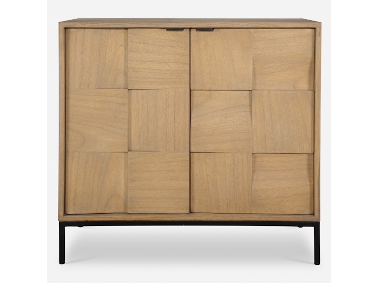 Uttermost Living Room Lorenzo Geometric 2 Door Cabinet 25568 at Norwood Furniture