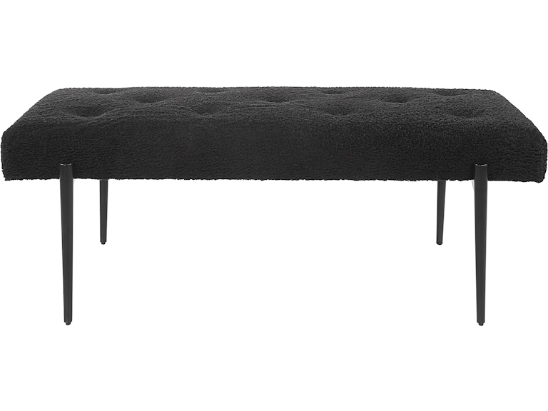 Uttermost Living Room Olivier Modern Black Bench 23719 At Norwood Furniture