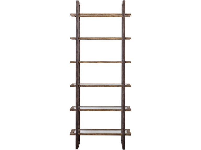 Uttermost Living Room Olwyn Industrial Etagere 25440 at Norwood Furniture