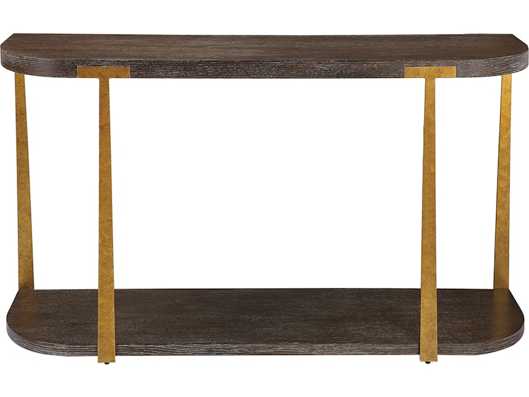 Uttermost Living Room Palisade Wood Console Table 25556 at Norwood Furniture