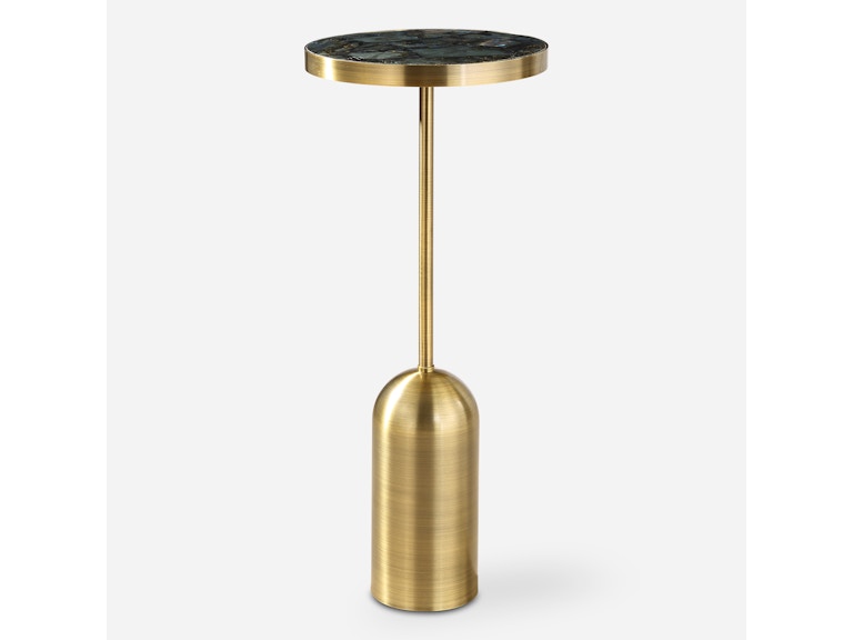 Uttermost Living Room Pascal Brass Drink Table 24173 at Norwood Furniture