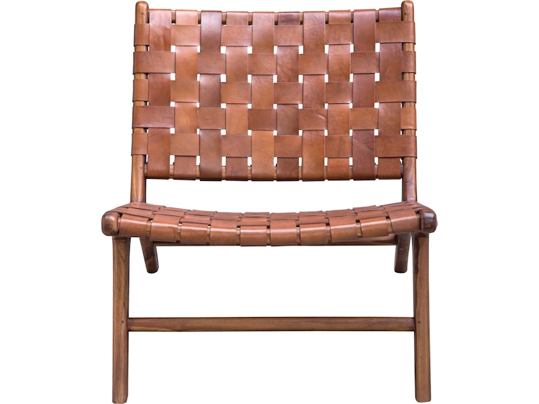 Uttermost Living Room Plait Woven Leather Accent Chair 25484 at Norwood Furniture