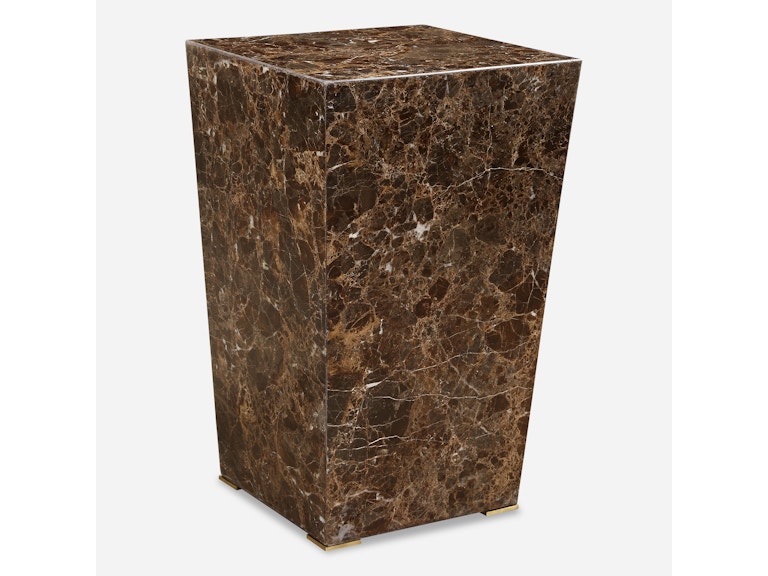 Uttermost Living Room Poe Marble Accent Table 24879 at Norwood Furniture