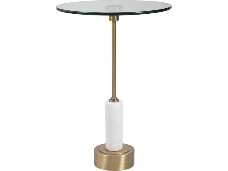 Uttermost Living Room Portsmouth Round Accent Table 25130 at Norwood Furniture