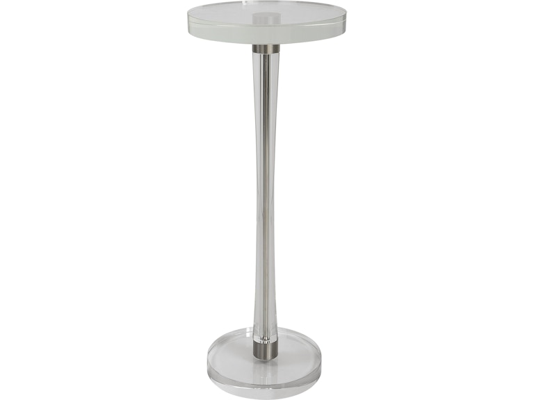 Uttermost Living Room Pria Crystal Drink Table 25279 at Norwood Furniture