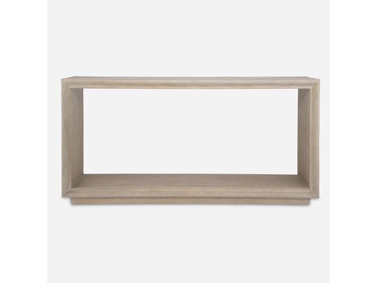 Uttermost Living Room Prism Light Oak Console Table 24757 at Norwood Furniture