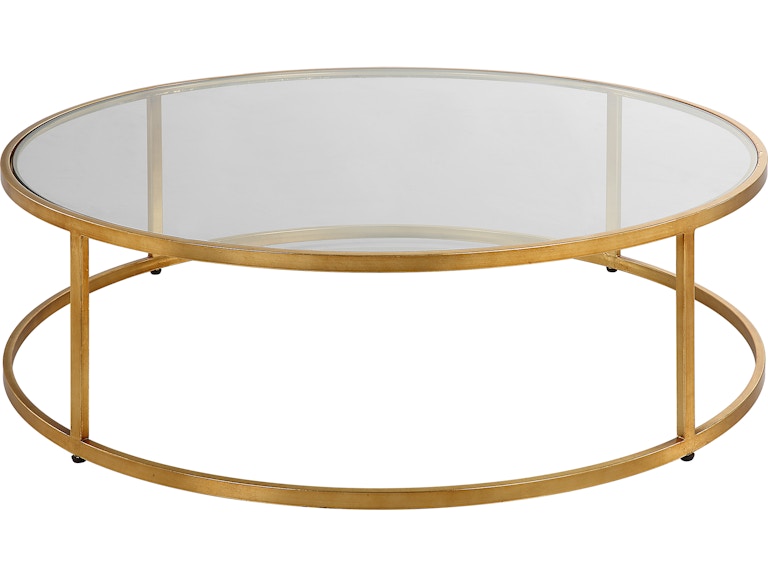 Uttermost Living Room Radius Modern Circular Coffee Table 22971 at Norwood Furniture