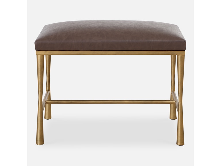 Uttermost Living Room Reform Gold Small Bench 23893 At Norwood Furniture