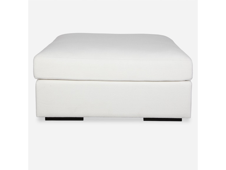 Uttermost Living Room Refuge Arctic White Sofa Ottoman 23854-O at Norwood Furniture