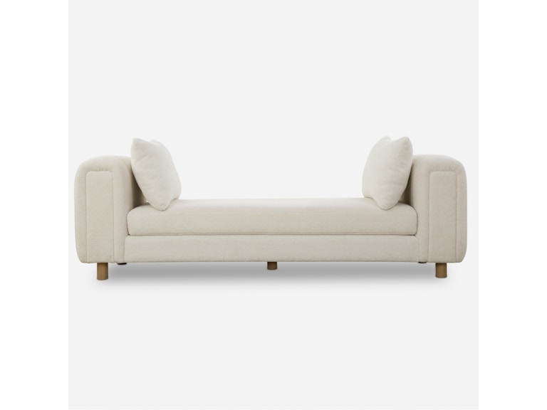 Uttermost Living Room Repose Oversized Ivory Bench 23836 At Norwood Furniture