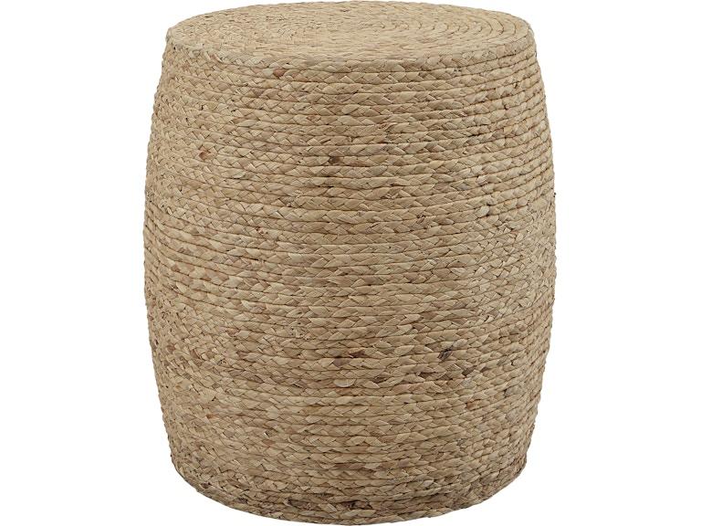 Uttermost Living Room Resort Straw Accent Stool 25187 at Norwood Furniture