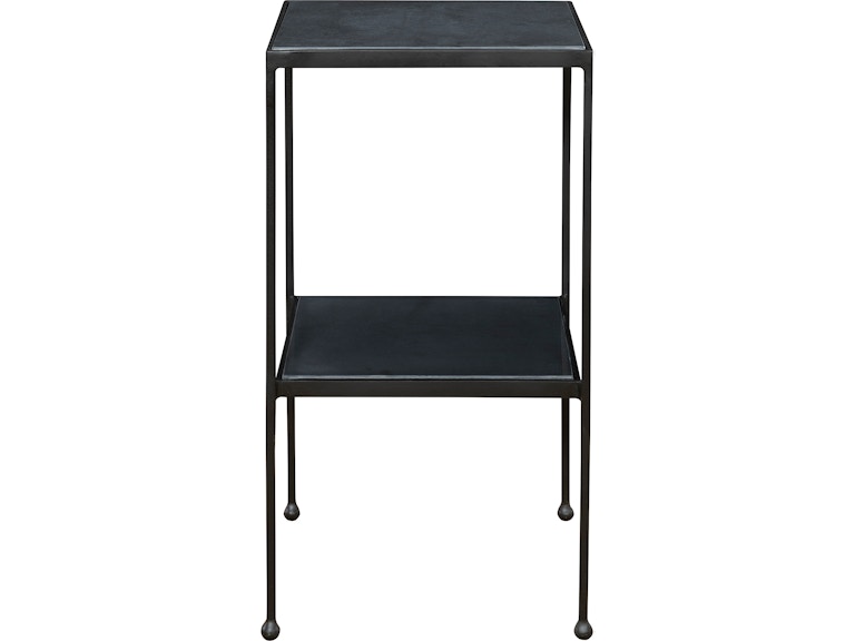 Uttermost Living Room Sherwood Square Marble Accent Table 25253 at Norwood Furniture