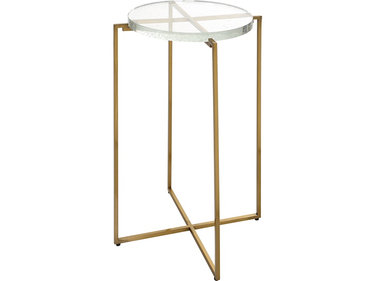 Uttermost Living Room Star-crossed Glass Accent Table 25226 at Norwood Furniture