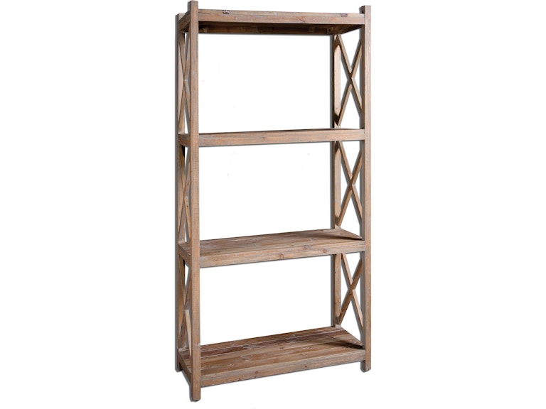 Uttermost Living Room Stratford Reclaimed Wood Etagere 24248 At Norwood Furniture