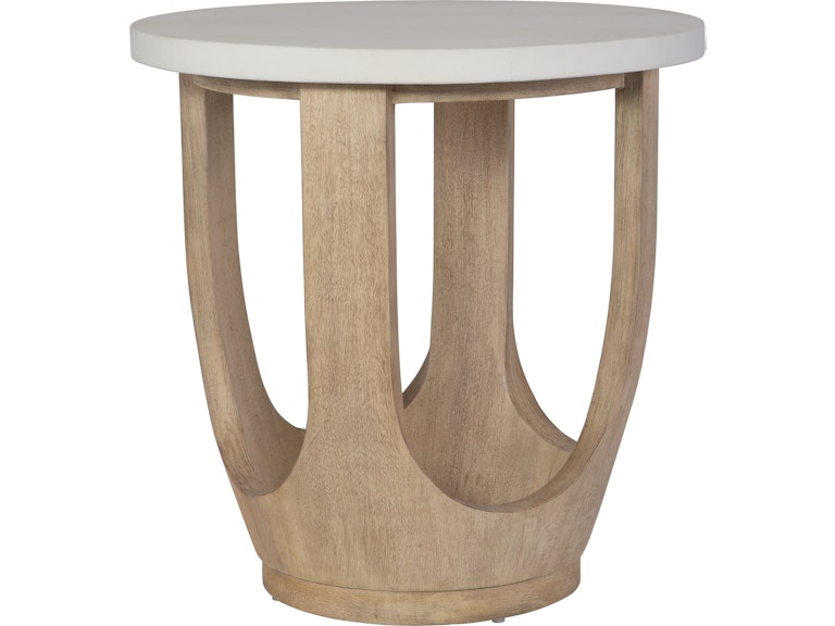 Uttermost Living Room Tatli Stone Top Side Table 22977 at Norwood Furniture