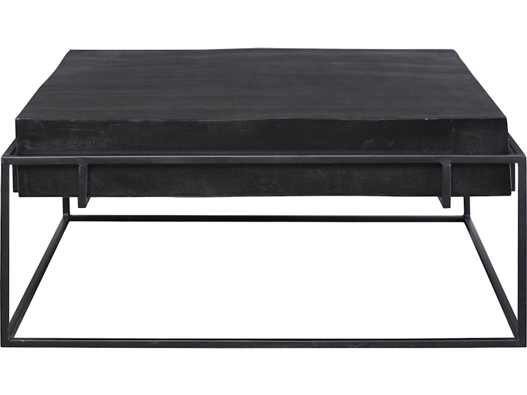Uttermost Living Room Telone Modern Black Coffee Table 25111 at Norwood Furniture