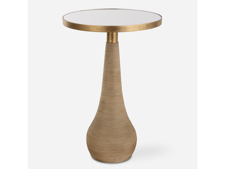 Uttermost Living Room Terra Brass Accent Table 24392 at Norwood Furniture