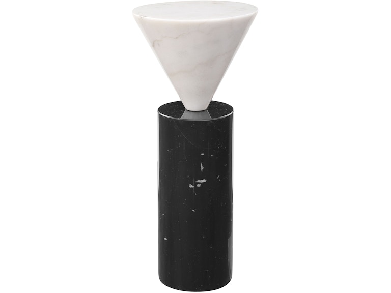 Uttermost Living Room Top Hat Marble Drink Table 24976 at Norwood Furniture
