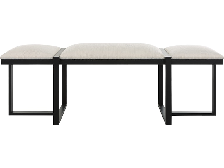 Uttermost Living Room Triple Cloud Modern Upholstered Bench 23761 At Norwood Furniture