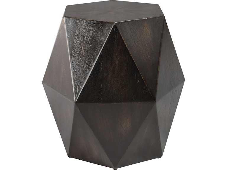 Uttermost Living Room Volker Black Geometric Accent Table 25272 at Norwood Furniture