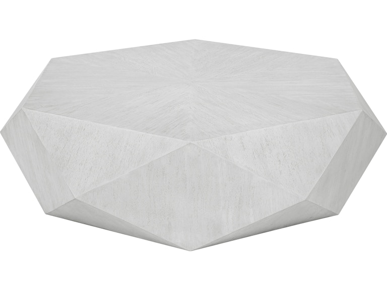 Uttermost Living Room Volker White Coffee Table 25163 at Norwood Furniture