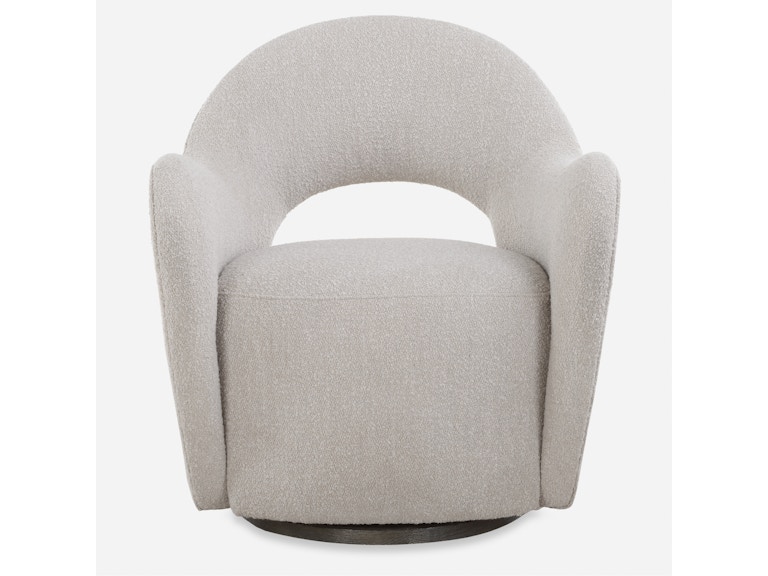 Uttermost Living Room Wander Fabric Swivel Chair 23840 at Norwood Furniture